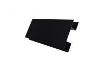 Планка Н-образная 0,5 Quarzit lite с пленкой RAL 9005 черный