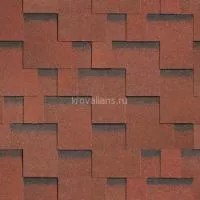 Гибкая черепица Шинглас (Shinglas) Ультра Фокстрот (Рябина) /1 кв.м/