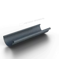 Желоб водосточный D125х3000 Foramina Freeze (FRZ_D-01-Grey\Grey-0.5)