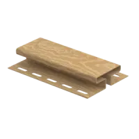 ЯНТАРНЫЙ Соединительный профиль к сайдингу колл. ТИМБЕР-БЛОК серия КЕДР (3,05 м) 5шт/уп