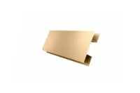 Планка H-образная 0,45 PE с пленкой RAL 1014 слоновая кость