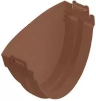 Заглушка, ПВХ, серия Стандарт, цвет Коричневый