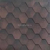 Гибкая черепица Katepal (Катепал) Jazzy (Коричневый) /1 кв.м/