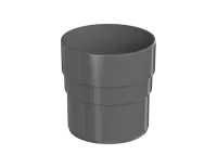 ТН ОПТИМА 120/80 мм, муфта трубы, серый, шт.