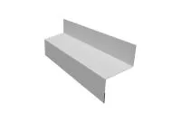 Отлив межэтажный 45 0,45 PE-Double с пленкой RAL 9003 сигнальный белый