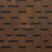 Гибкая черепица Шинглас (Shinglas) Комфорт Болеро (Терракота) /1 кв.м/