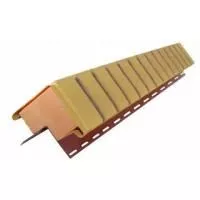 Термоугол Кирпич 40 мм Светло-жёлтый 1000 мм