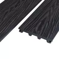 Террасная доска TERRADECK ARAGON тиснение под дерево 150*20*3000м, черный