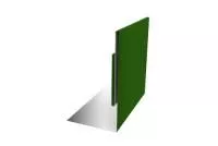 Планка приемная оконная 0,45 PE с пленкой RAL 6002 лиственно-зеленый
