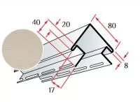 Угол наружный «Аляска», ivory (слоновая кость)