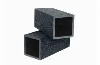 Столб из ДПК POLIVAN 3D 125х125х2900 мм (Черный)