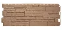 Фасадная панель «Альта-Профиль», ЭКО скалистый камень бежевый