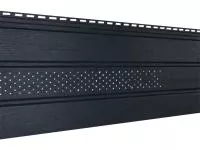 Софит графит «Ю-Пласт PRO», частичная перфорация (3,0 м)