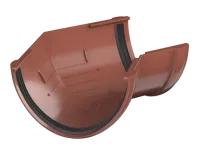 ТН ПВХ 125/82 мм, угол желоба 135°, красный, шт.