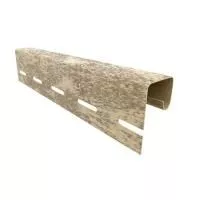 ПЕСОЧНЫЙ J-профиль к сайдингу колл. СТОУН-ХАУС серия КИРПИЧ (3,05 м) 20шт/уп