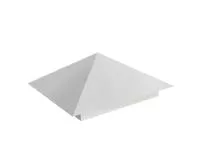 Колпак на столб классический 390х390 RAL 9003