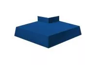 Угол отлива внешний 250 0,5 Satin с пленкой RAL 5005 сигнальный синий