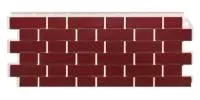 фасадная панель «FineBer», облицовочный кирпич Бритт красный