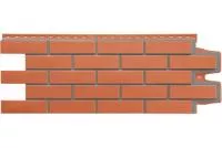 Фасадная панель Grand Line Клинкерный кирпич Design терракотовый со швом RAL 7006