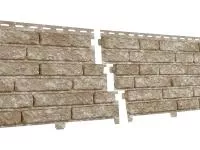 Фасадная панель Стоун-хаус Кварцит Светло-бежевый