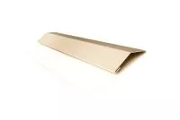 Планка стартово-финишная (Блок-хаус, Экобрус) Grand Line 0,45 PE RAL 1015 светлая слоновая кость