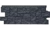 Фасадная панель Grand Line Дикий камень Classic графит