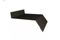 Отлив простой 50 0,5 Satin с пленкой RR 32 темно-коричневый