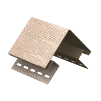 НАТУРАЛЬНЫЙ Наружный угол к сайдингу колл. ТИМБЕР-БЛОК серия ДУБ (3,05 м) 5шт/уп