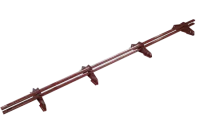 ТЕХНОНИКОЛЬ трубчатый снегозадержатель, зеленый