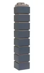 Угол фасадной панели «Royal Stone», облицовочный кирпич Веллингтон