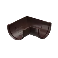 Угол желоба 90˚ PREMIUM, шоколад