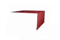 Планка околооконная простая 200х75 0,5 Satin с пленкой RAL 3011 коричнево-красный