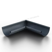 Угол желоба внутренний D125 Foramina Freeze (FRZ_D-01-Grey\Grey-0.6)