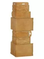 угол фасадной панели «Альта-Профиль», фасадная плитка златолит