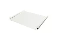 Кликфальц Pro Gofr 0,45 Drap с пленкой на замках RAL 9003 сигнальный белый