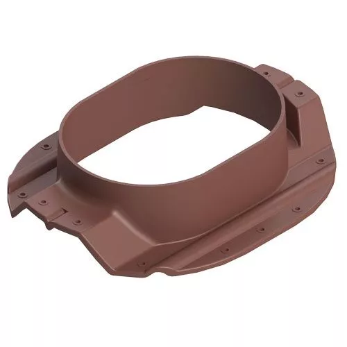 Аэратор кровельный TP-88/N | Кровельный вентиль для кровли из профнастила НС-35 красный