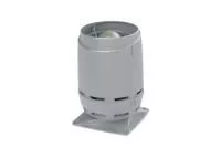 FLOW 125S вентиляционный выход + основание 250x250 светло-серый