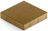 Тротуарная плитка Steingot Практик 60 из серого цемента с полным прокрасом квадрат оливковая 300х300х60 мм