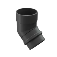 Колено 45˚  LUX, графит