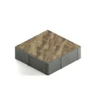 Тротуарная плитка Steingot Color Mix Safari №11 квадрат 200х200х60 мм