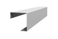 Угол внешний простой фальц 0,45 PE с пленкой RAL 9003 сигнальный белый