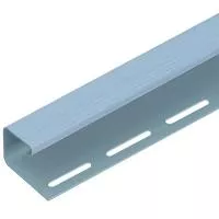 ГОЛУБОЙ J-профиль к сайдингу (3,05 м) 20шт/уп TECOS