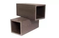 Столб из ДПК POLIVAN 3D 125х125х2900 мм (Темно-коричневый)