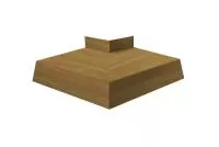 Угол отлива внешний 200 0,45 Print Elite с пленкой Honey Wood