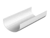 ТН ОПТИМА 120/80 мм, водосточный желоб пластиковый (3 м), белый, шт.