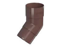 ТН ПВХ 125/82 мм, колено трубы 108°, коричневый, шт.