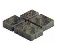 Тротуарная плитка Steingot Гранито Color Mix Stein Black Gold №16 мультиформат