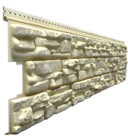 Сайдинг LUX под камень, ROCKY, кешью