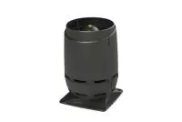 FLOW 125S вентиляционный выход + основание 250x250 черный
