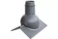 Коньковый элемент Krovent Pipe-Cone серый